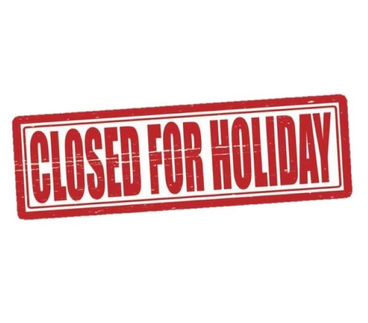Closed for Holiday