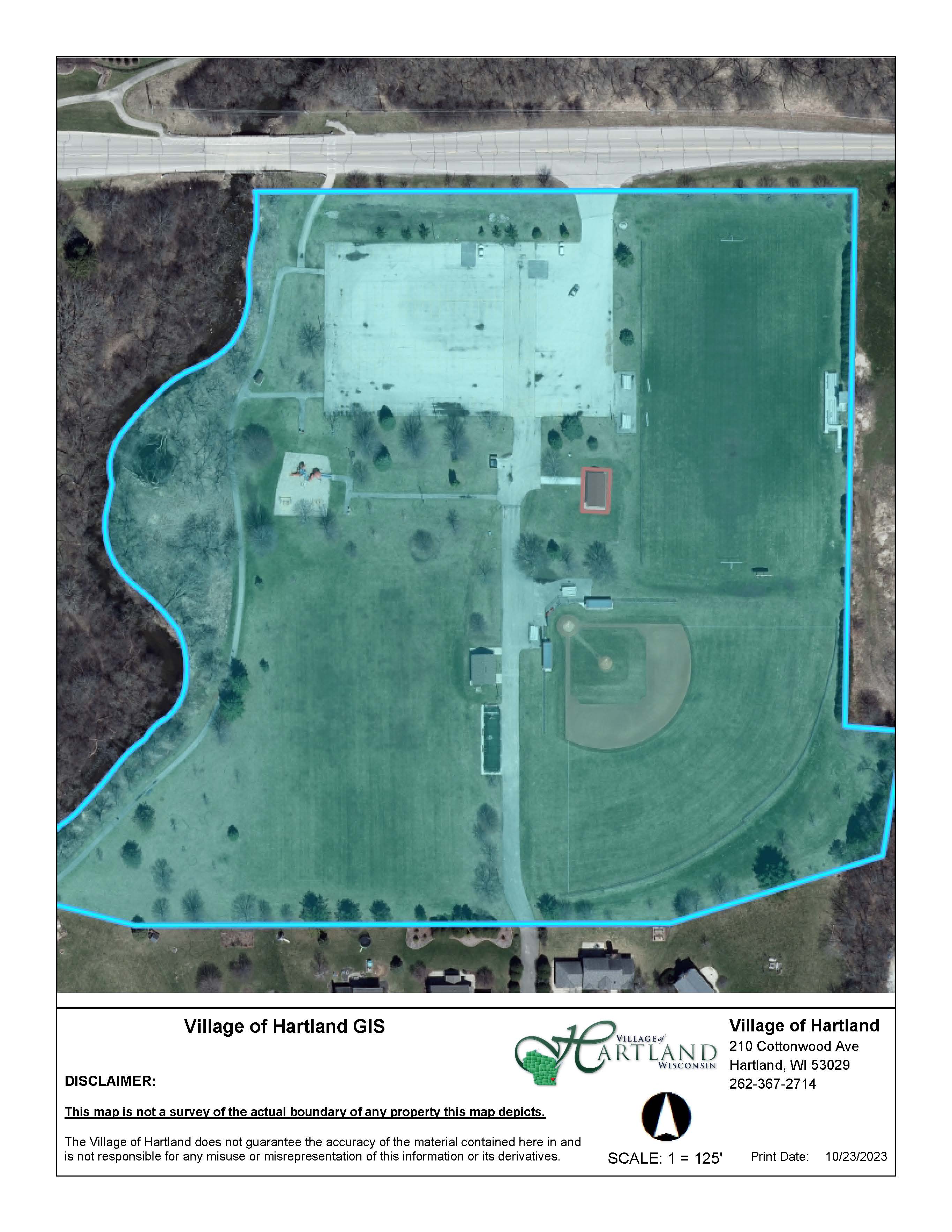 Aerial View of Centennial Park