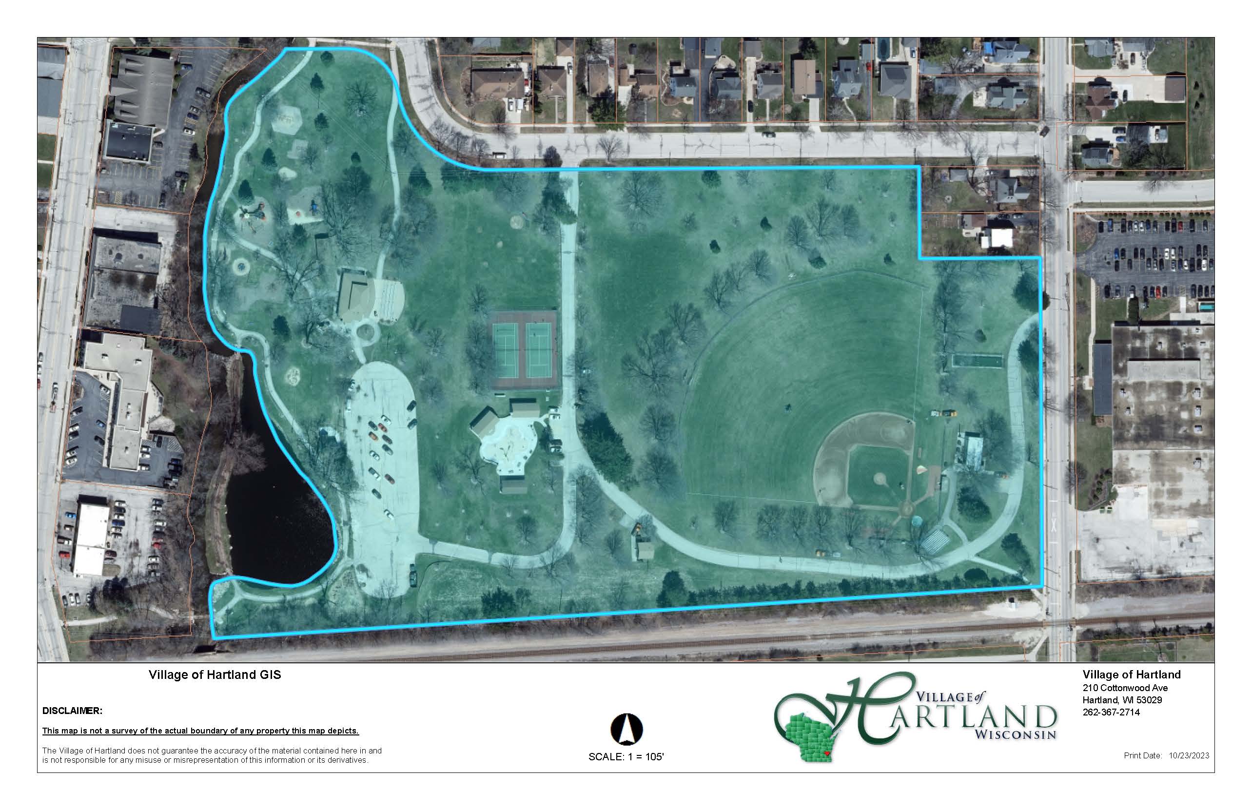 Aerial View of Nixon Park